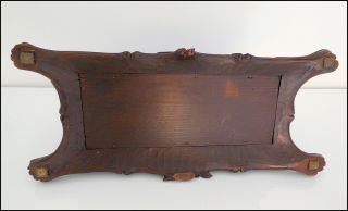 Circa 1860 carved chest,  box,  server of the ancient Black Forest 古いスイスの木の彫刻 8