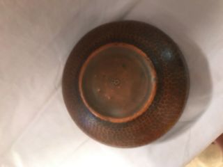 Antique Premium Quality Roycroft Copper Arts & Crafts Mission Hammered Bowl 6