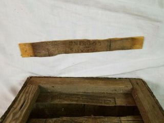 Wesson Oil Crate Box Advertising Early 1900 ' s RARE 4