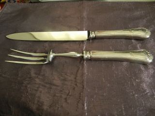 Pristine Christofle Port Royal Serving Fork And Knife