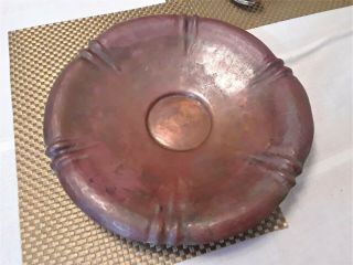 Antq Mission Arts & Crafts Harry Dixon San Francisco Copper 16 " Charger Signed