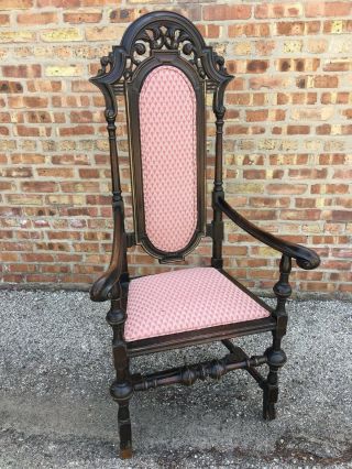 William And Mary Style Carved Chair