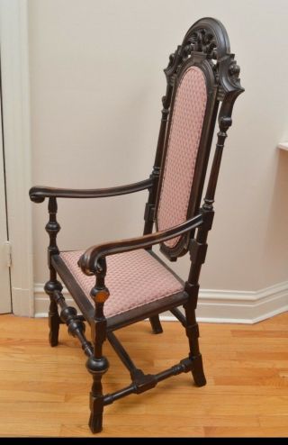 William and Mary Style Carved Chair 3
