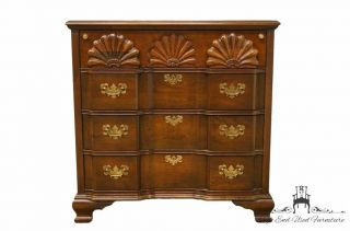 Jasper Cabinet Block Front 35 " Bachelor Chest / Nightstand W.  Provincial Brow.
