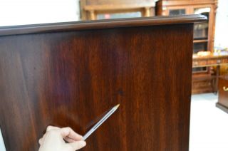 Henkel Harris Solid Mahogany Chest on Chest of Drawers Dresser (A) 4