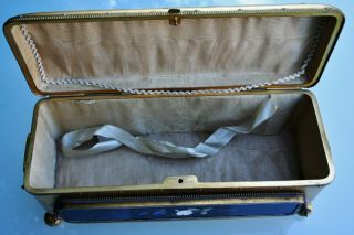 Antique Victorian Ormolu Pietra Dura Box,  Trinket,  Italy,  19.  c 12