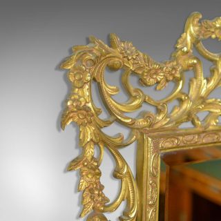 Vintage Wall Mirror,  English,  Rococo Revival Manner,  Art Deco Period,  Circa 1940 4