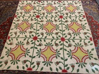 Vintage 1930’s Handsewn Quilt 80” x 76” 2