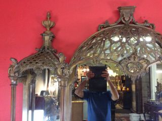 English chinoiserie regency 19th century brighton pavilion mirror 3