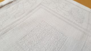 12 Antique French Pure Linen napkins hand monogrammed SC 4