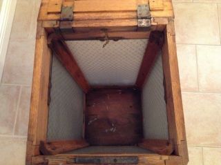 Antique Wood and Glass Ballot Box 4