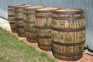 53 Gallon Fresh - Dumped Whiskey Barrels (eastern 1/2 Of Us Only)