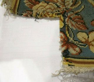 19thc Needlepoint Tapestry Mother & Children 4
