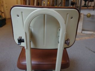 VG Vintage Industrial Design Art Deco MCM Metal Tanker Desk Office Swivel Chair 5