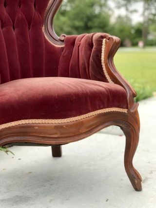 1940’s Victorian Parlor Arm Chair 12