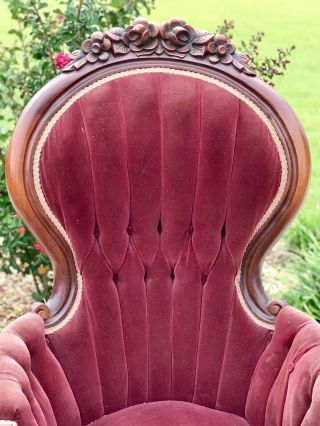 1940’s Victorian Parlor Arm Chair 3