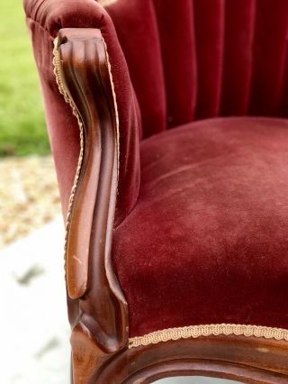 1940’s Victorian Parlor Arm Chair 5