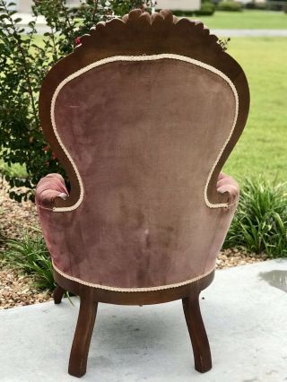 1940’s Victorian Parlor Arm Chair 7