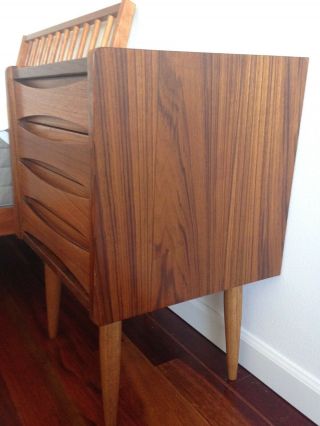 Vintage Danish Teak Kristiansen Chest of Drawers Nightstand Mid Century Vodder 4