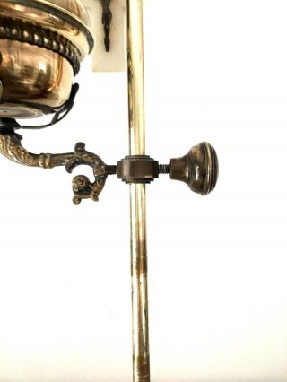 antique brass oil lamp student lamp desk lamp crown design 8