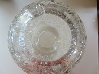 Gorgeous Antique Cut Glass Lamp 11