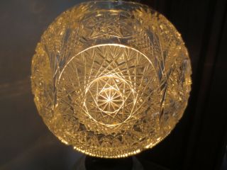 Gorgeous Antique Cut Glass Lamp
