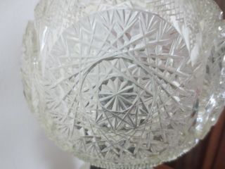 Gorgeous Antique Cut Glass Lamp 4