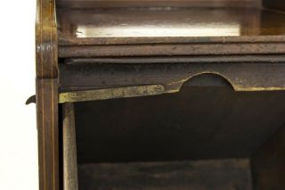 Antique Coal Hod,  Walnut,  Inlaid Mirror Back,  Scotland 1890,  B578 6