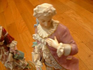 Antique Bisque Figurines Of Lovers - Bisque Porcelain Figurines 5