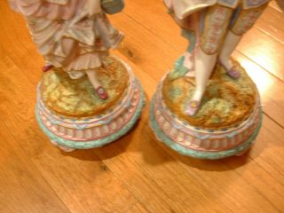 Antique Bisque Figurines Of Lovers - Bisque Porcelain Figurines 6