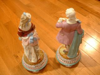 Antique Bisque Figurines Of Lovers - Bisque Porcelain Figurines 7