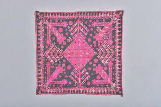 Antique Kohistan Kutch Phulkari Silk Embroidery Textile India Pakistan Swat Vall