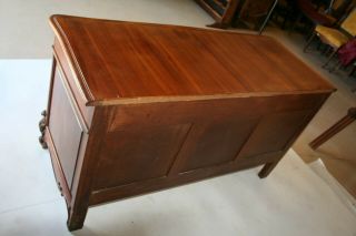 FRENCH LOUIS XV STYLE BUFFET SERVER CHEST WALNUT Low PROVINCIAL CABINET 10