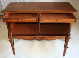 FRENCH LOUIS XV STYLE BUFFET SERVER CHEST WALNUT Low PROVINCIAL CABINET 11