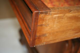 FRENCH LOUIS XV STYLE BUFFET SERVER CHEST WALNUT Low PROVINCIAL CABINET 12