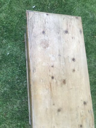 Victorian Pine Bedding Box Wooden Storage Box Chest 10