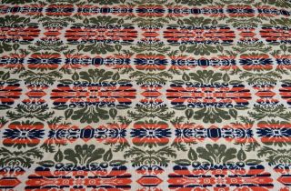 Large Three Color 1800’s Coverlet 7