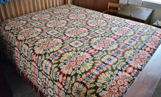 Large Three Color 1800’s Coverlet 8