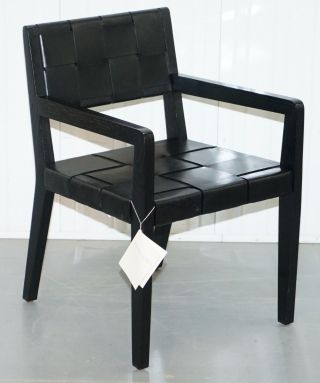 & Tags Rrp £4000 Ralph Lauren Safari Woven Leather Desk Office Chair