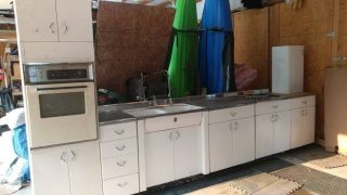 Youngstown Vintage Kitchen Cabinets W/oven And Cooktop