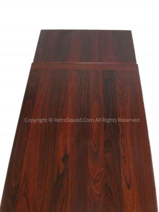 Brazilian Rosewood Danish Modern Draw Leaf Dining Table From 65 