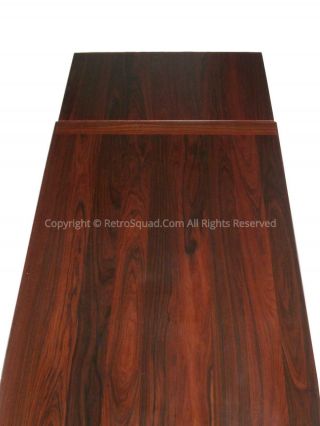 Brazilian Rosewood Danish Modern Draw Leaf Dining Table From 65 