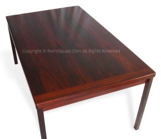 Brazilian Rosewood Danish Modern Draw Leaf Dining Table From 65 