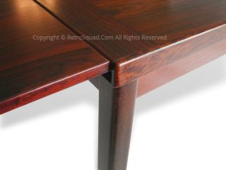 Brazilian Rosewood Danish Modern Draw Leaf Dining Table From 65 