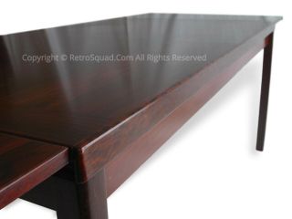 Brazilian Rosewood Danish Modern Draw Leaf Dining Table From 65 