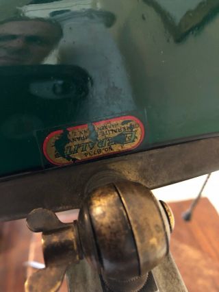 Antique Brass Emeralite 1920s Desk Lamp 5