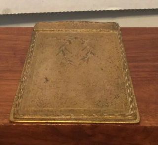 TIFFANY STUDIOS DESK ART DORE BRONZE NOTE PAD PAPER HOLDER PATTERN 1888 2