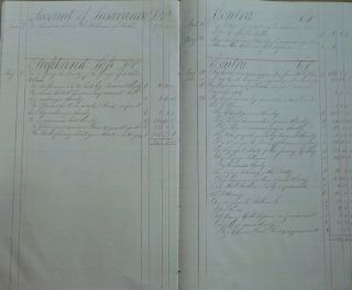 1852 SIR THOMAS JACKSON HSBC BANK - HIS OWN HAND WRITTEN PROPER ACCOUNTS LEGER 11
