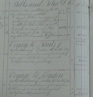 1852 SIR THOMAS JACKSON HSBC BANK - HIS OWN HAND WRITTEN PROPER ACCOUNTS LEGER 6
