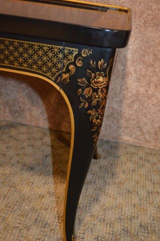 Vintage Drexel Asian Style Accent Table w/Drawer 7